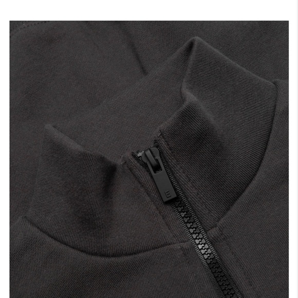 FEAR OF GOD ESSENTIALS kids full zip jacket “iron” short sleeve sweater 14/16 - Picture 4 of 13